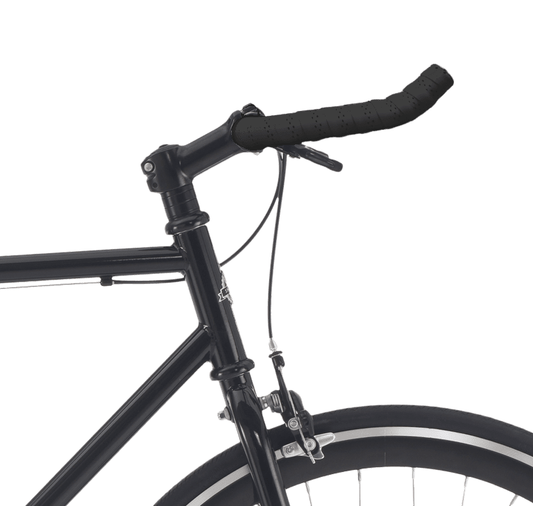 Bullhorn - Svart linda, svart metall Cykel