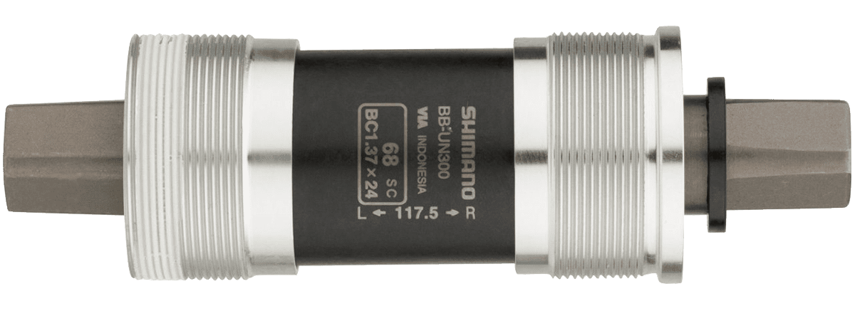 Vevlager Shimano BSA 117.5/68mm BB-UN 300 Fyrkant Cykel