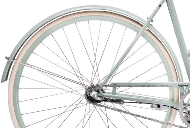 Bakskärm Effekt 3 Dam Dimgrön Cykel