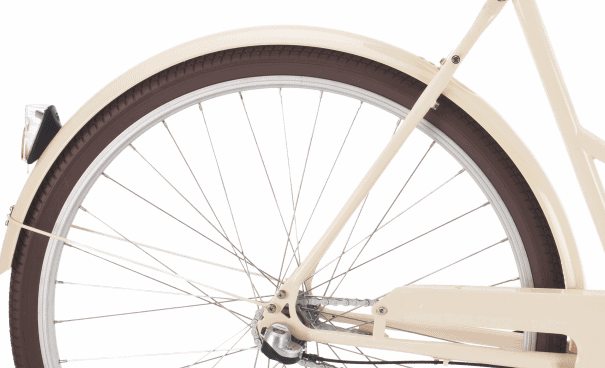 Bakskärm Stålhästen Cream Dam Cykel