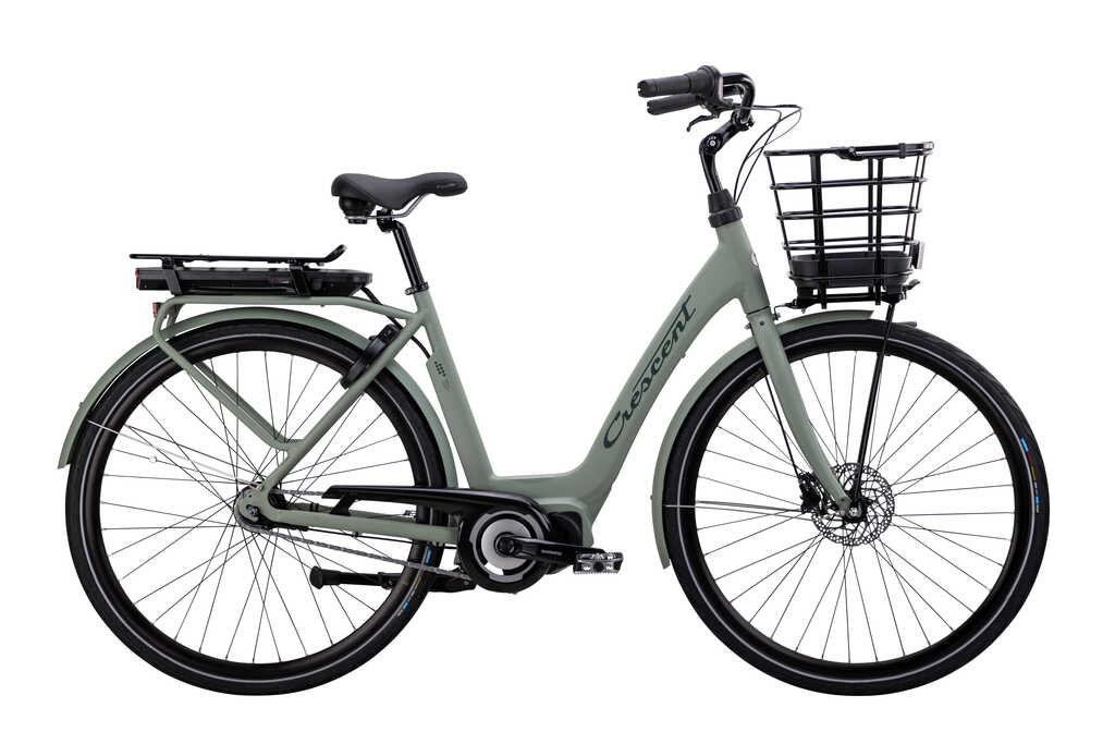 Crescent Elsa 7vxl 2025 Grön Matt Korg 51cm Elcykel  Klassisk 2024