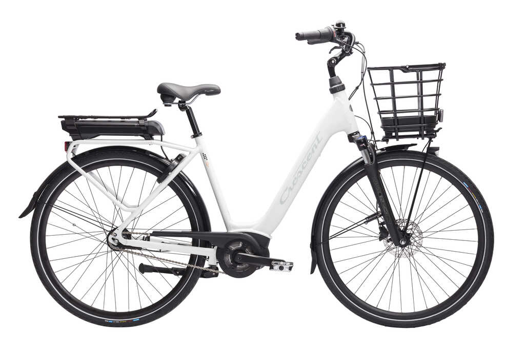 Crescent Elvira 7vxl 2025 Vit Korg 55cm Elcykel  Hybrid 2024