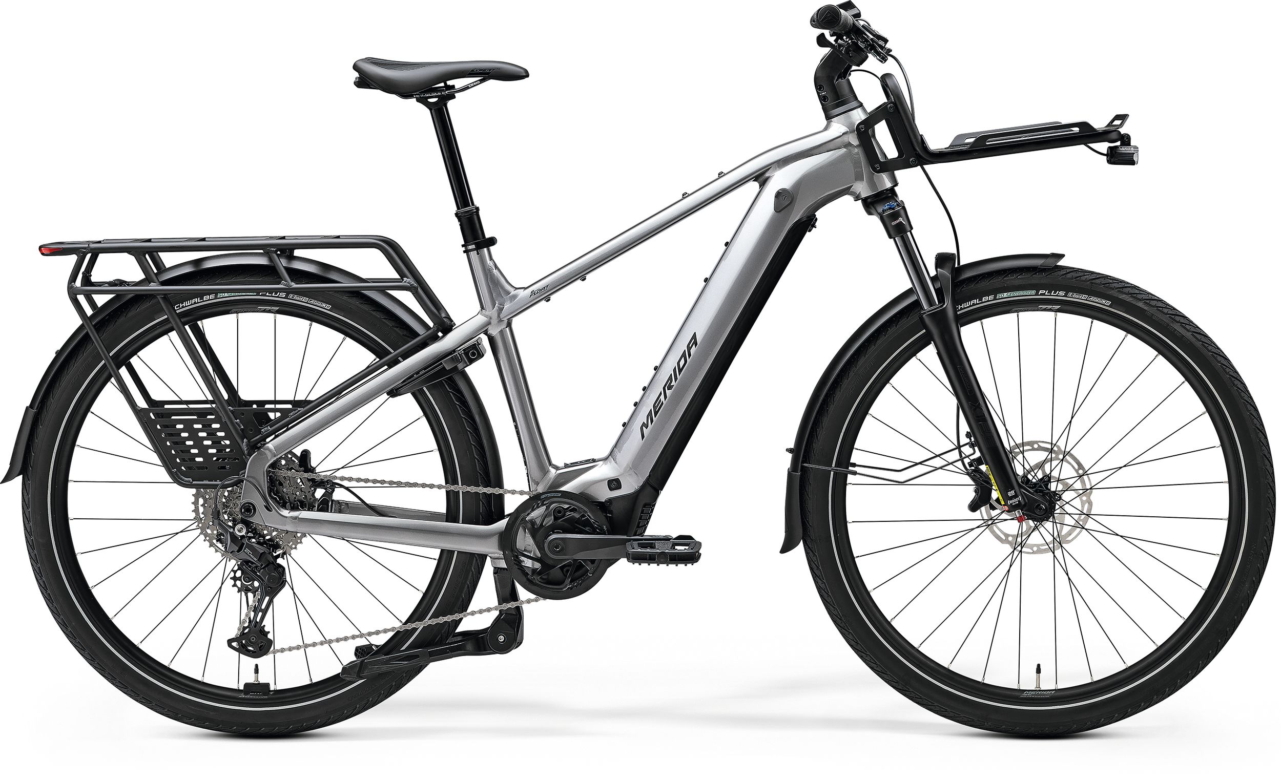 Merida Efloat Hd 500 Eq Grå/svart 2025 - Xl Elcykel  Hybrid 2024