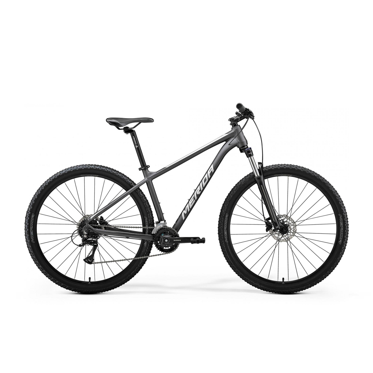 Merida Big.nine 20 Matt Mörk Silver/svart - Xl
