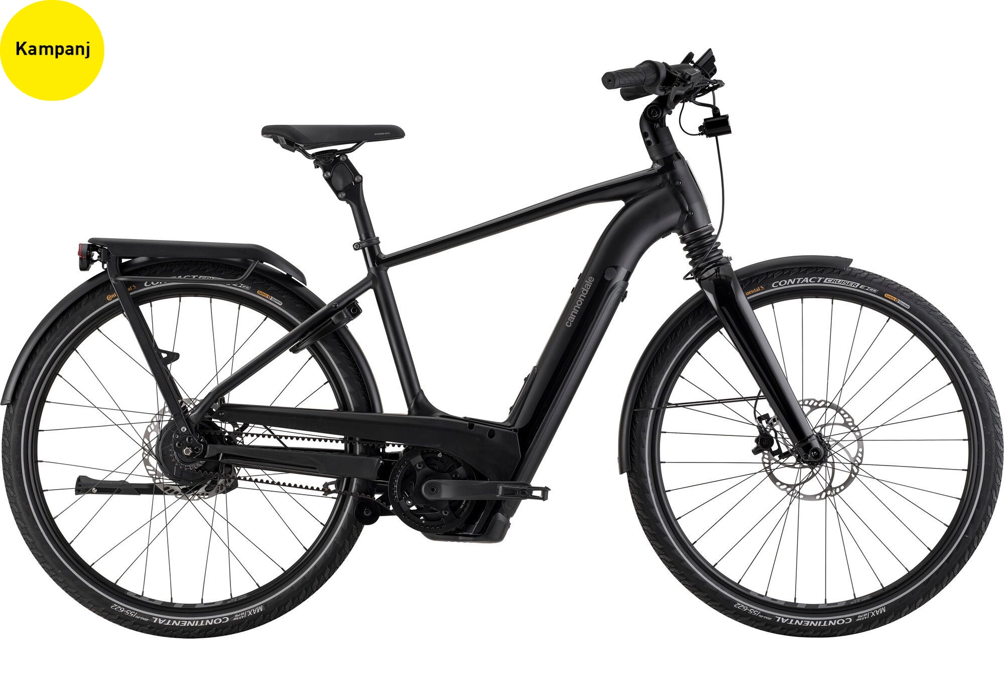 Cannondale Mavaro Neo 1 M Mattsvart 2024 Elcykel  Hybrid 2024