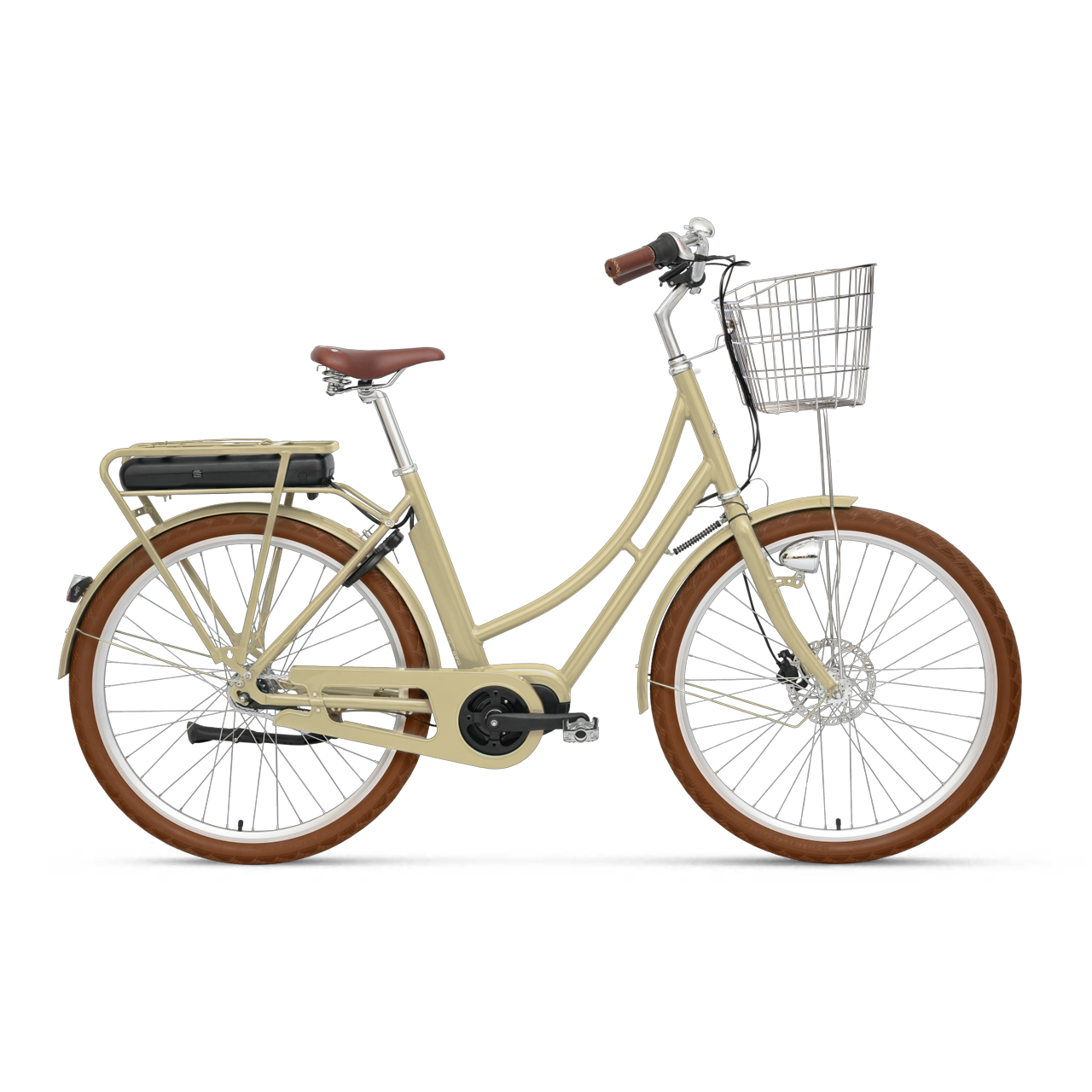 Stålhästen Prima Mitt Elcykel 7 Vxl Beige Elcykel  Klassisk 2024