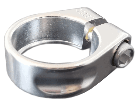Sadelstolpsklämma Zoom 31,8mm (27,2) Silver
